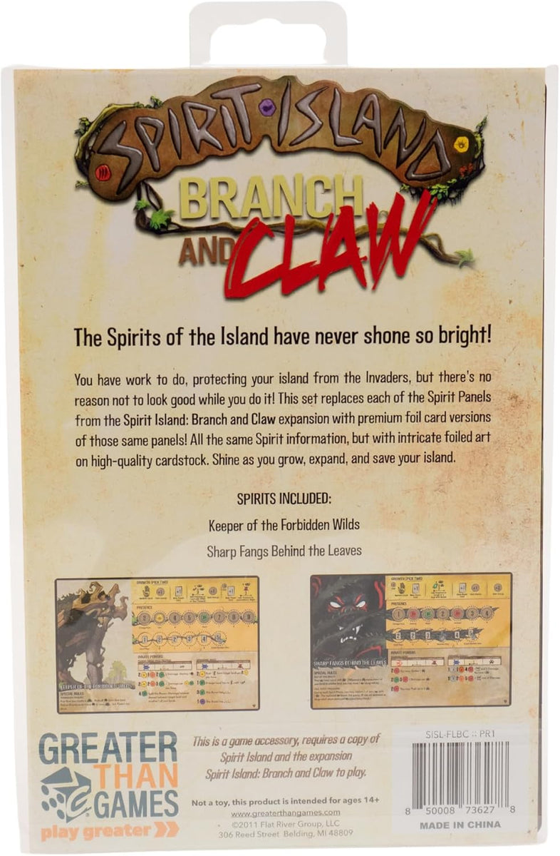 Greater Than Games Spirit Island: Branch Claw Foil Panels, Board