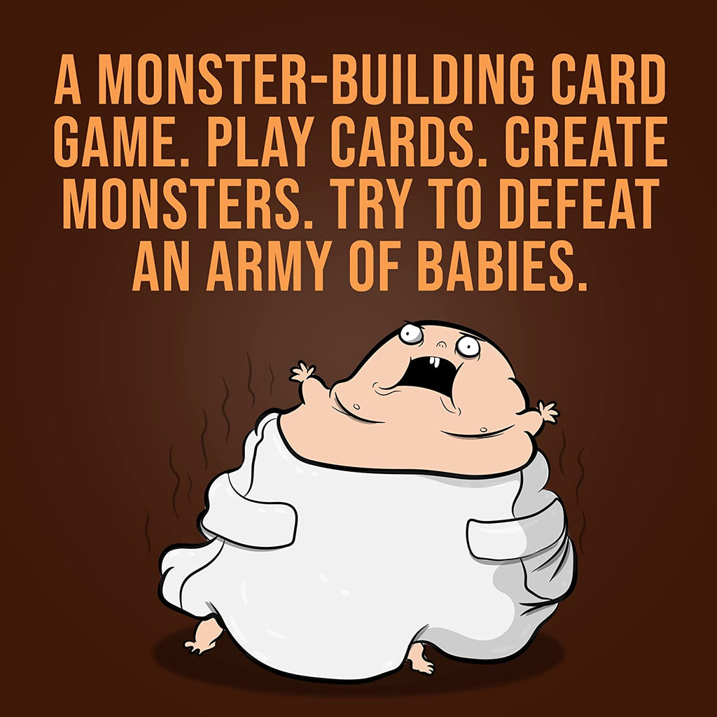 Exploding Kittens Bears vs Babies is a monster-building card game 