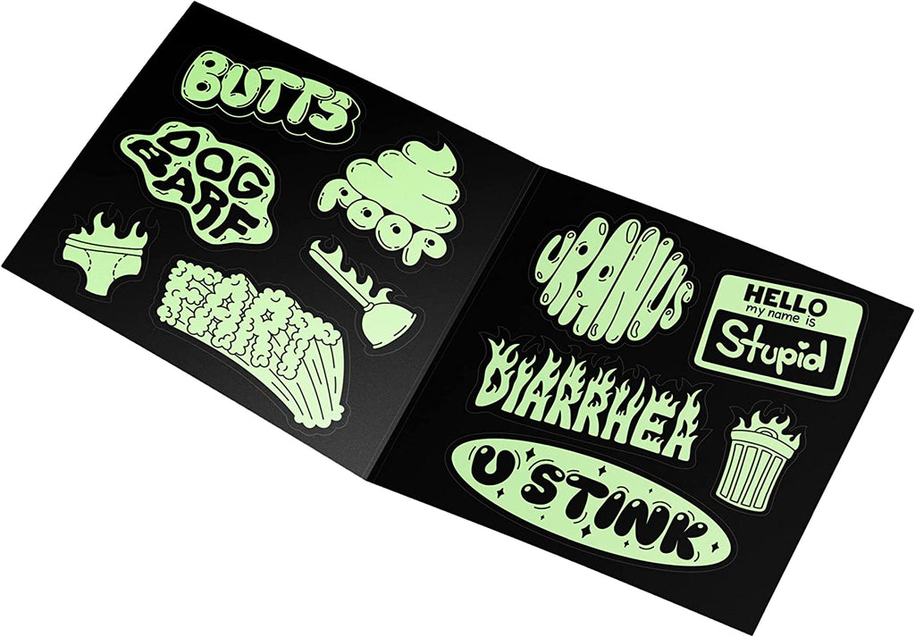 Cards Against Humanity Family Edition Glow in the Dark Expansion Box stickers