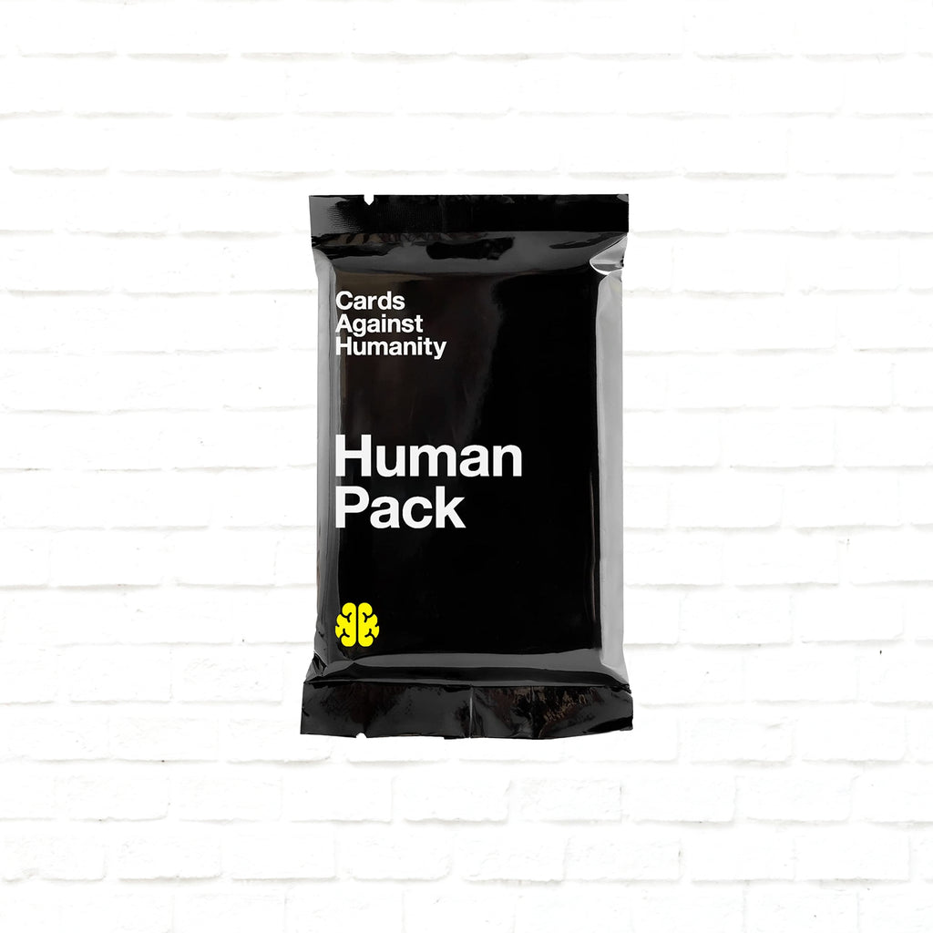 Cards Against Humanity Human Expansion Pack English Edition 3d cover of a card game for 4 to 20+ players ages 17 and up playing time 30 to 90 minutes