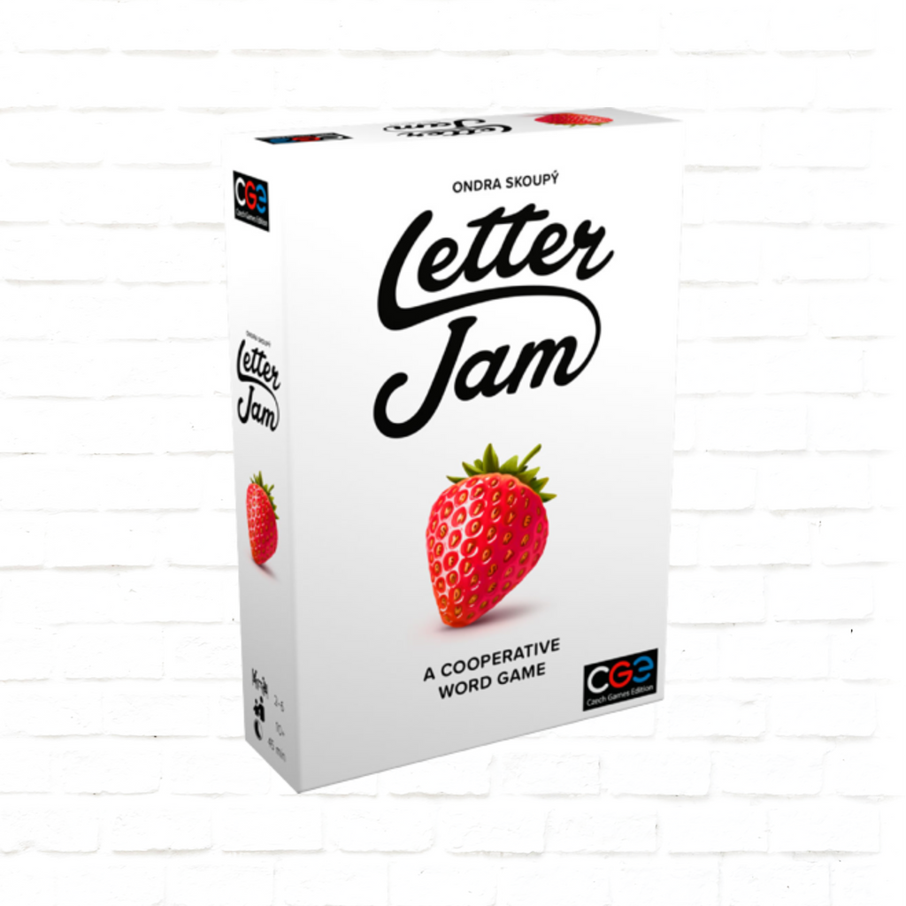 Czech Games Edition Letter Jam English Edition board game cover of party card game for 2 to 6 players ages 10 and up