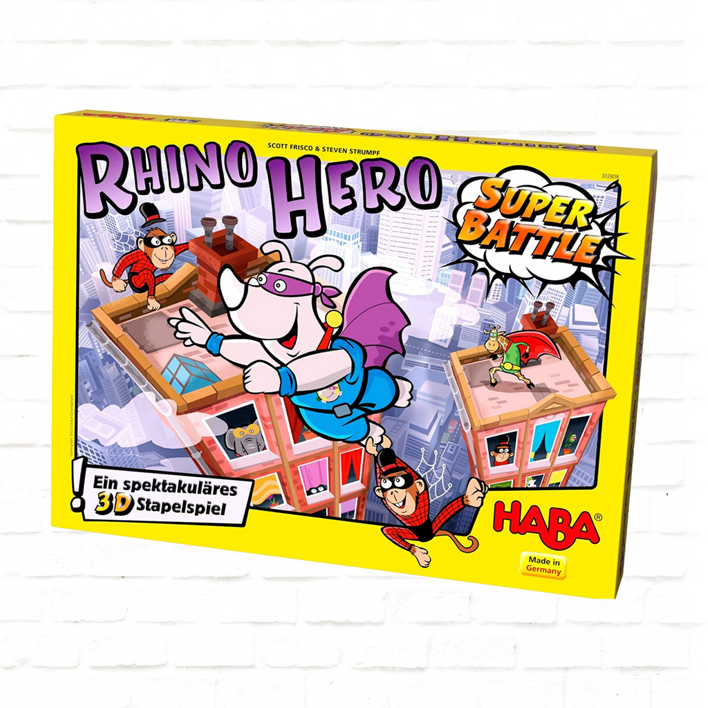 haba rhino hero super battle international board game 3d cover