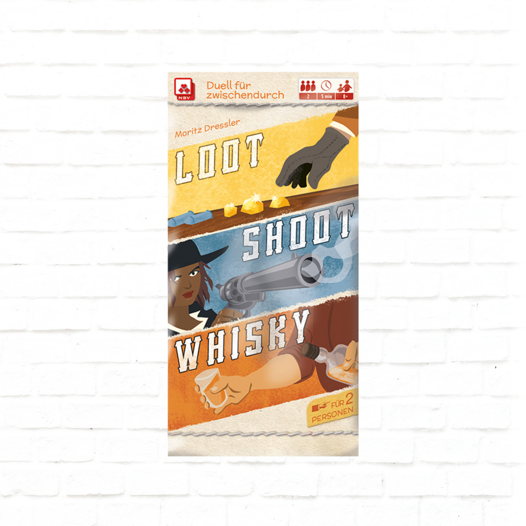 Nürnberger-Spielkarten-Verlag Loot Shoot Whisky Kartenspiel 3d cover