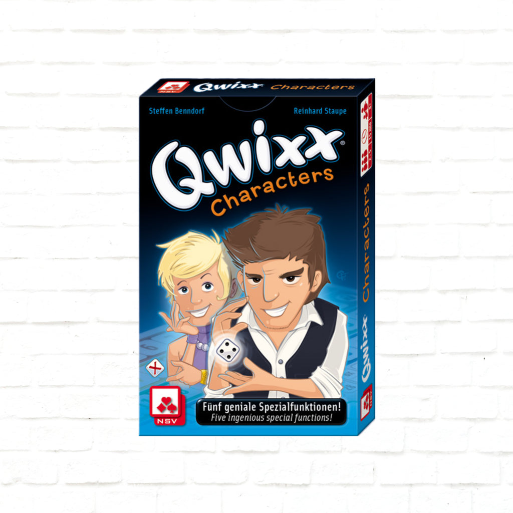 Nürnberger-Spielkarten-Verlag Qwixx Characters Dice Game Expansion Cover