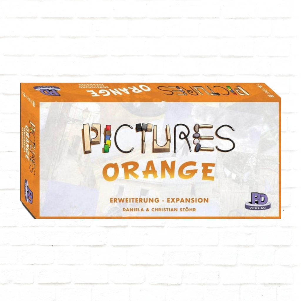PD Verlag Pictures Orange Expansion English German Edition board game 3d cover