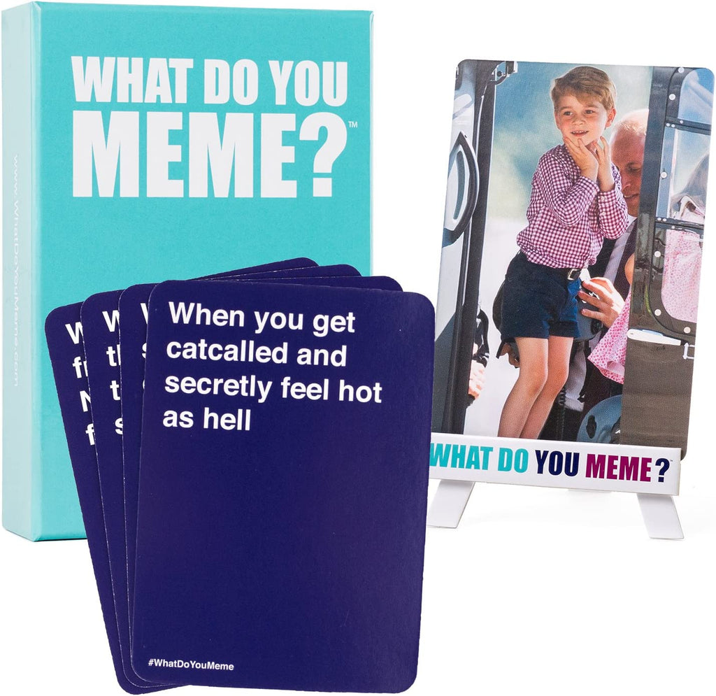 What Do You Meme? Fresh Memes Expansion Pack #1 card game prince meme with caption card presented