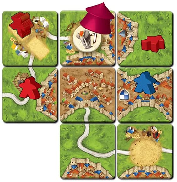 Z-Man Games Carcassonne #10 Under the big Top example of a circus play