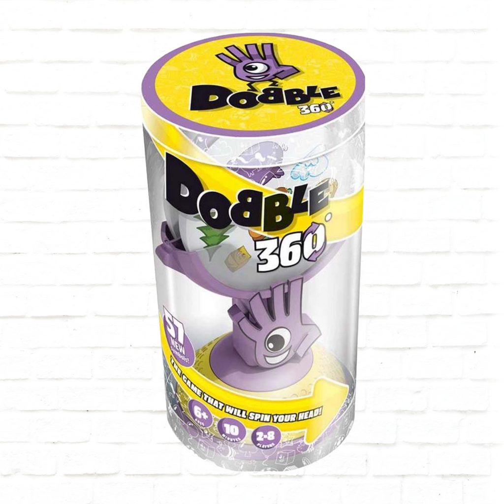 Asmodee Dobble 360 English edition card game 3d cover