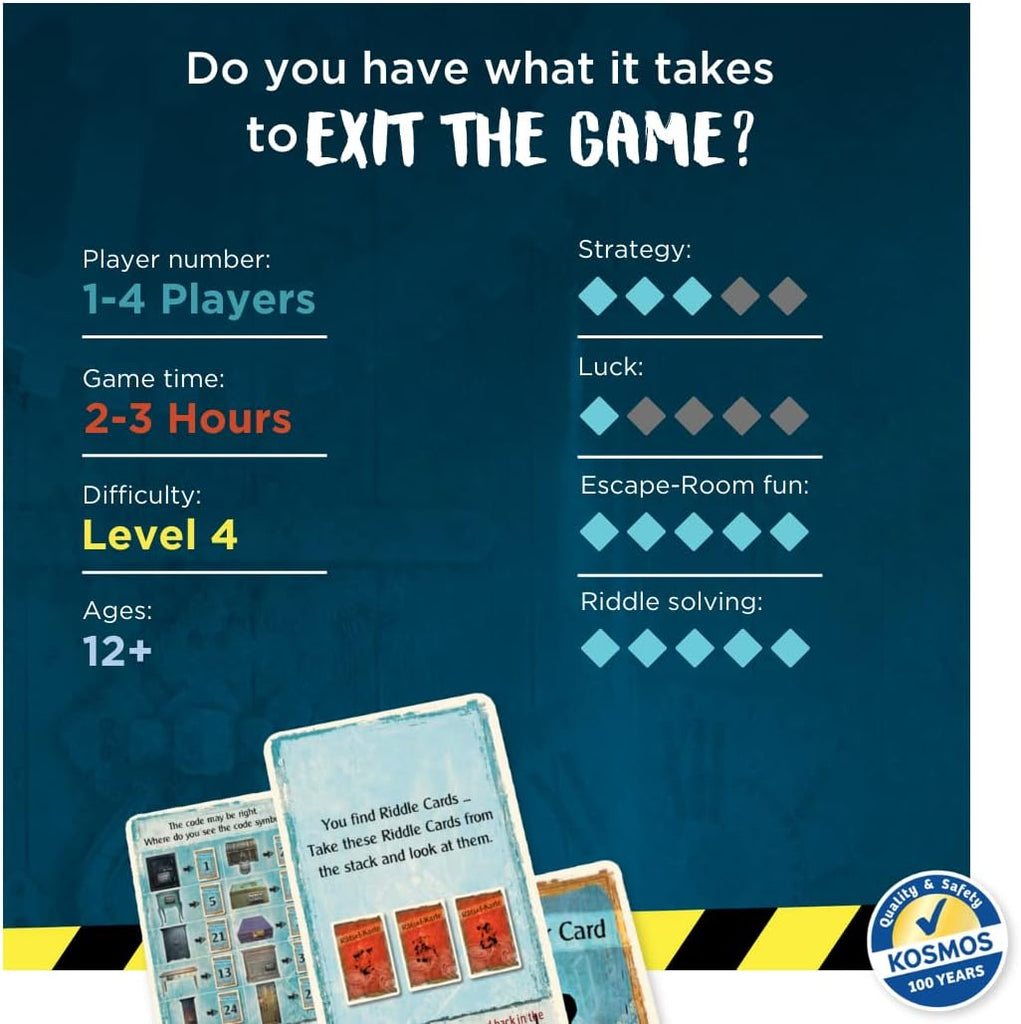 Thames Kosmos EXIT THe Game THe Deserted Island board game statistics