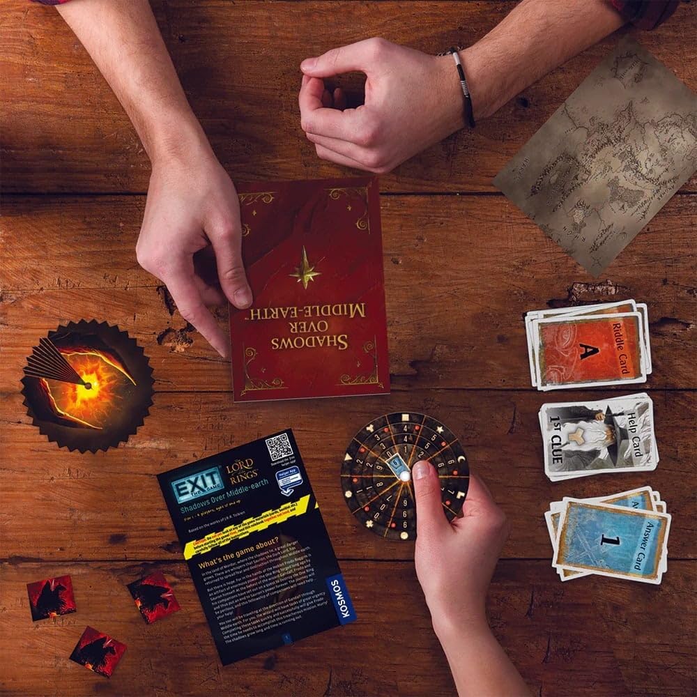 Thames Kosmos EXIT the game the lord of the rings board game play