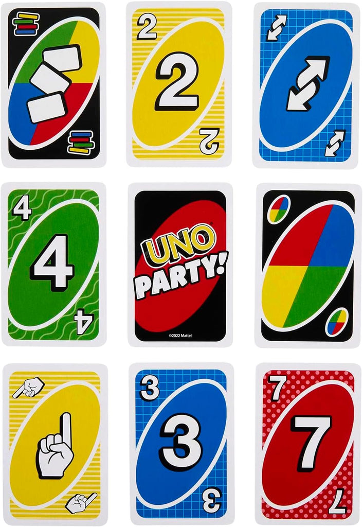 Mattel UNO Party card presentation