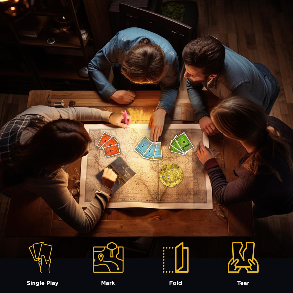 Thames Kosmos EXIT THe Game The Forgotten Island board game how to play
