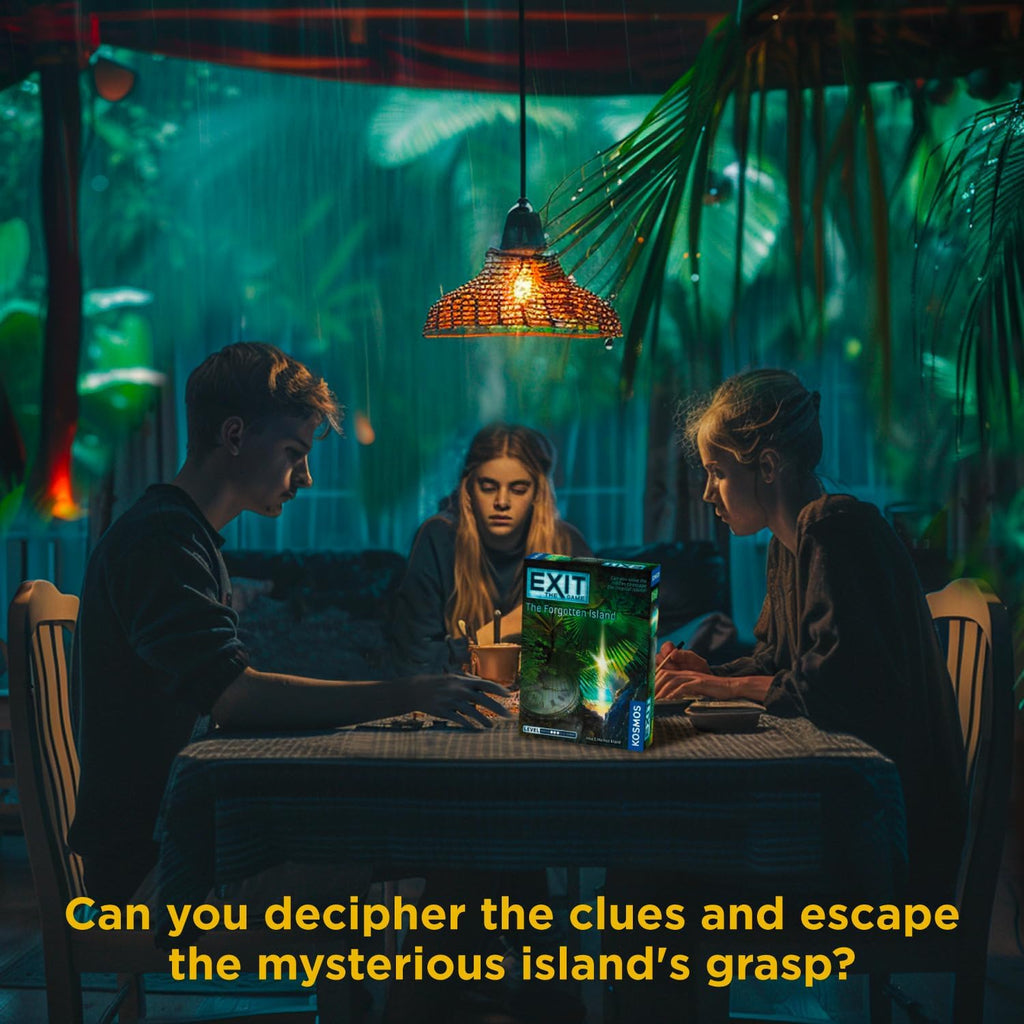 Thames Kosmos EXIT THe Game The Forgotten Island board game theme photo