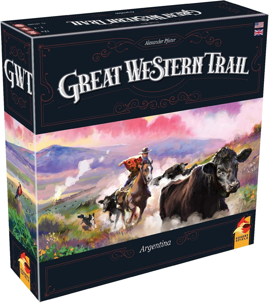 Plan B Games Great Western Trail Argentina Board Game 3d cover english edition