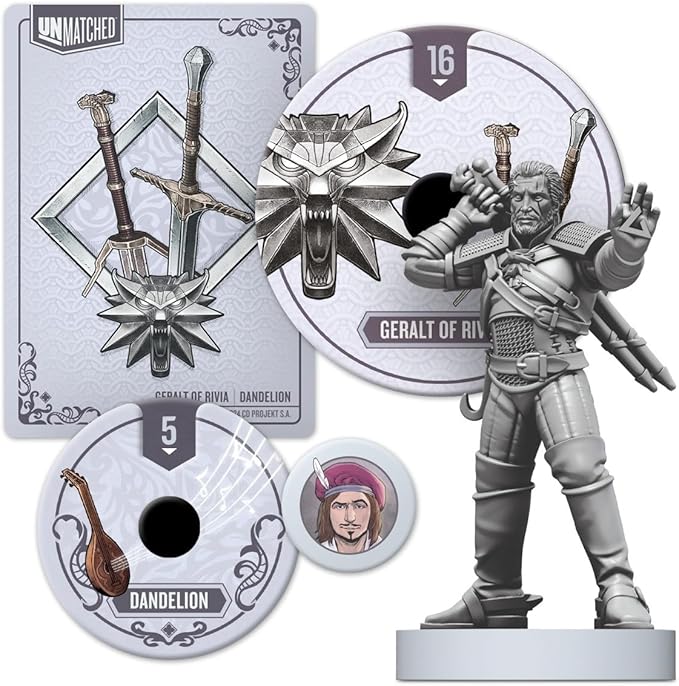 Unmatched: The Witcher - Steel and Silver (EN) - Iello Unmatched: The Witcher - Steel and Silver (EN) - Iello