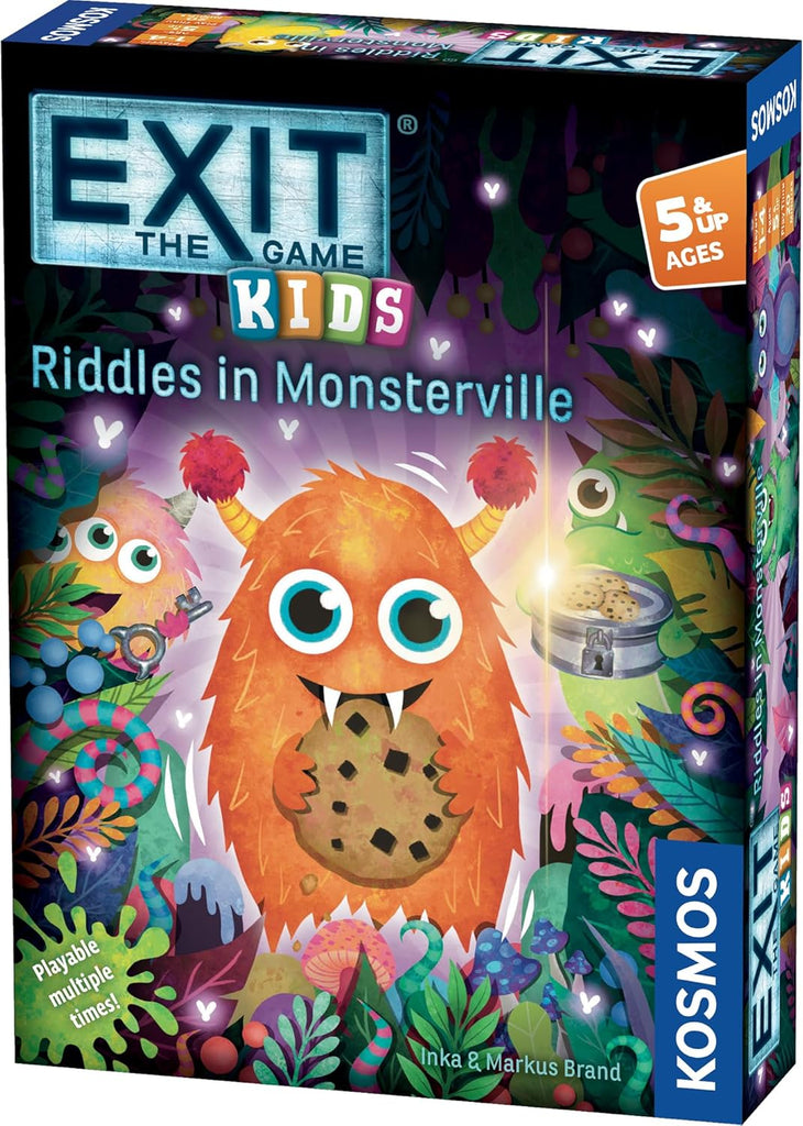 Thames Kosmos EXIT The Game Riddles in Monsterville 3D Cover English Edition 