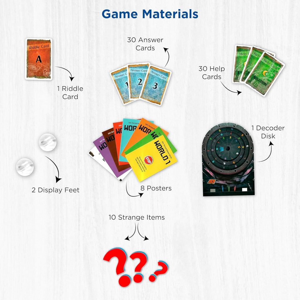Thames Kosmos EXIT The Game The Gate Between Worlds materials