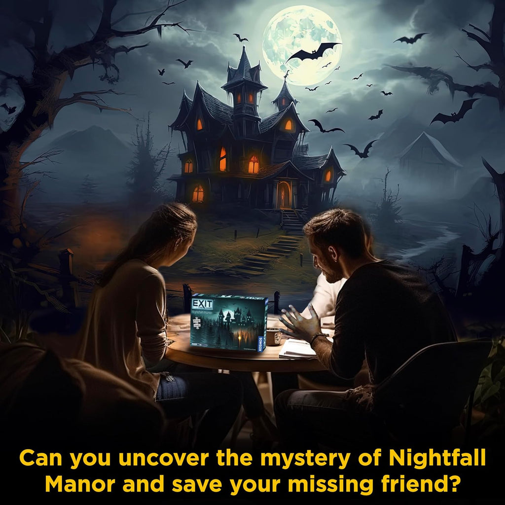 Thames Kosmos EXIT THe Game and Puzzle Nightfall Manor board game thematic photo 