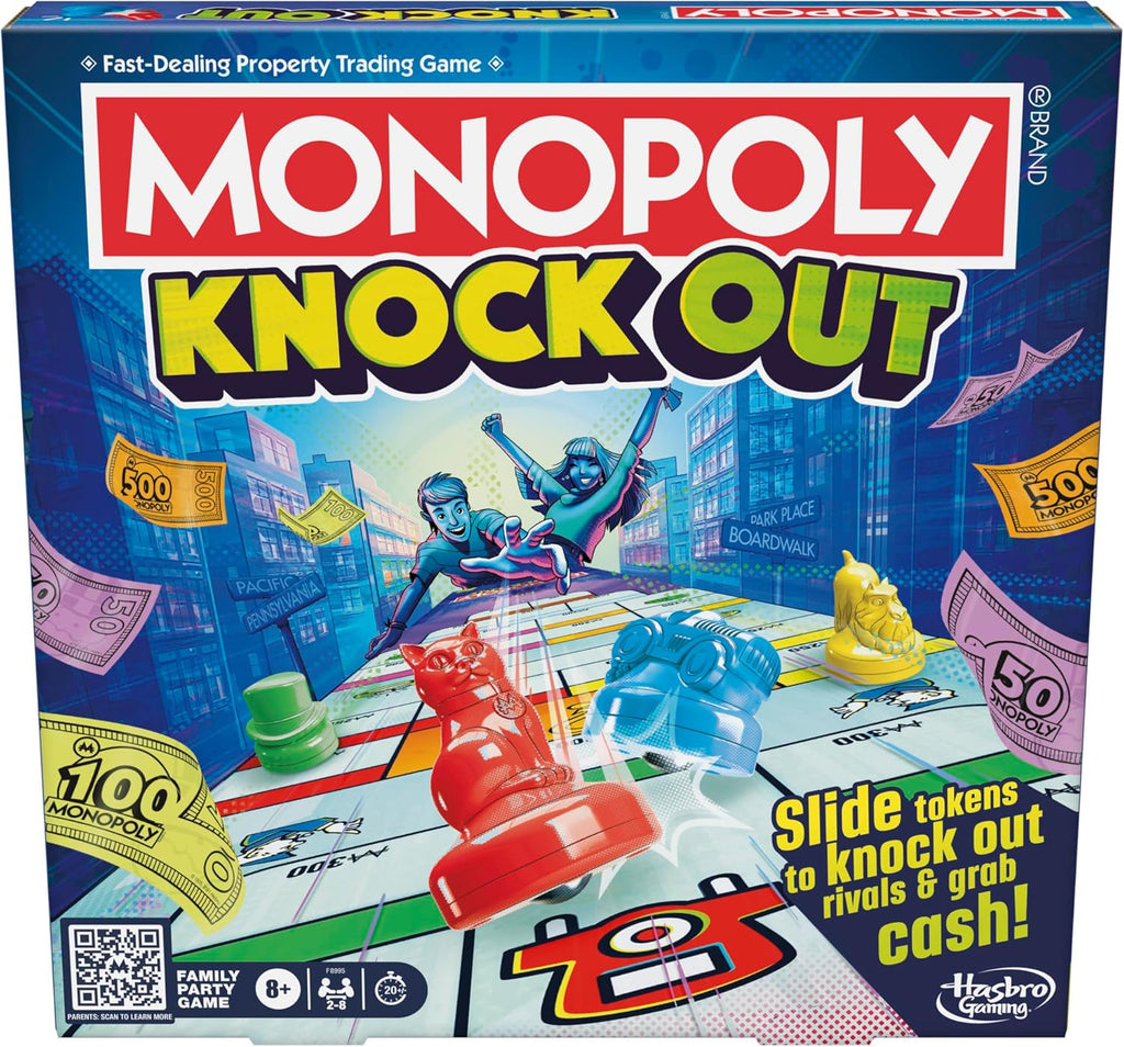 Hasbro Monopoly Knockout 3d cover board game english edition