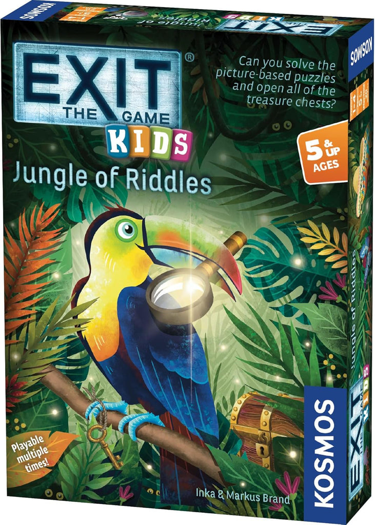 Thames Kosmos Exit The Game Kids Jungle of Riddles 3D cover english Edition