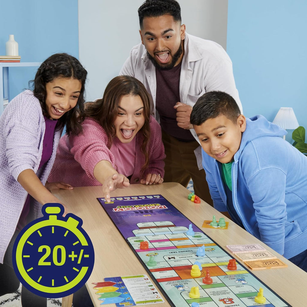 Hasbro Monopoly Knockout 3d cover board game family fun game