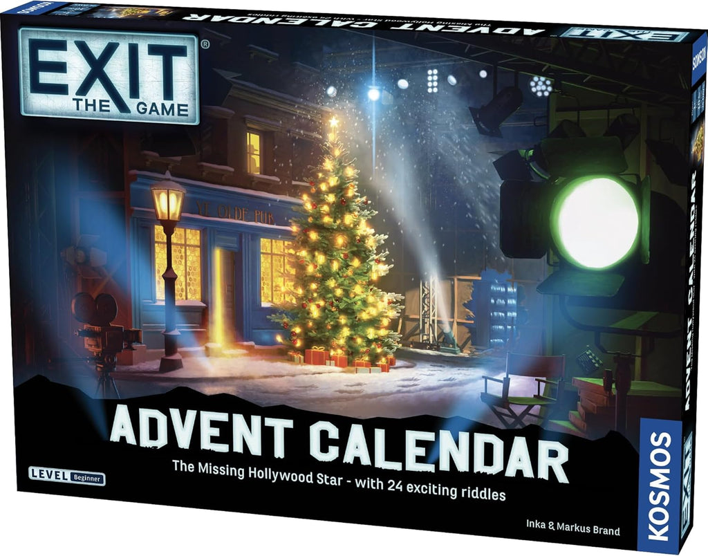 Thames Kosmos EXIT The Game - Advent Calendar - The Missing Hollywood Star board game 3D cover english Edition