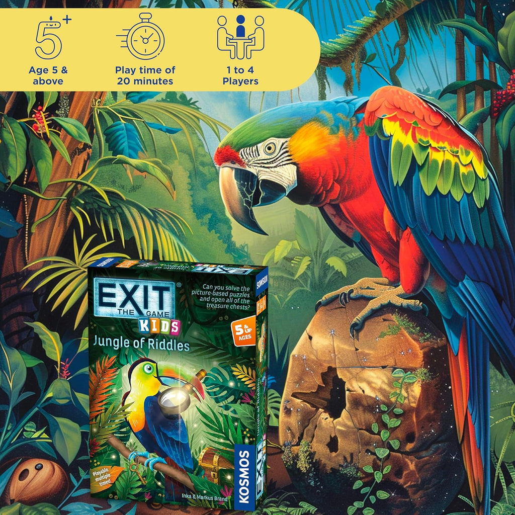 Thames Kosmos Exit The Game Kids Jungle of Riddles game statistics