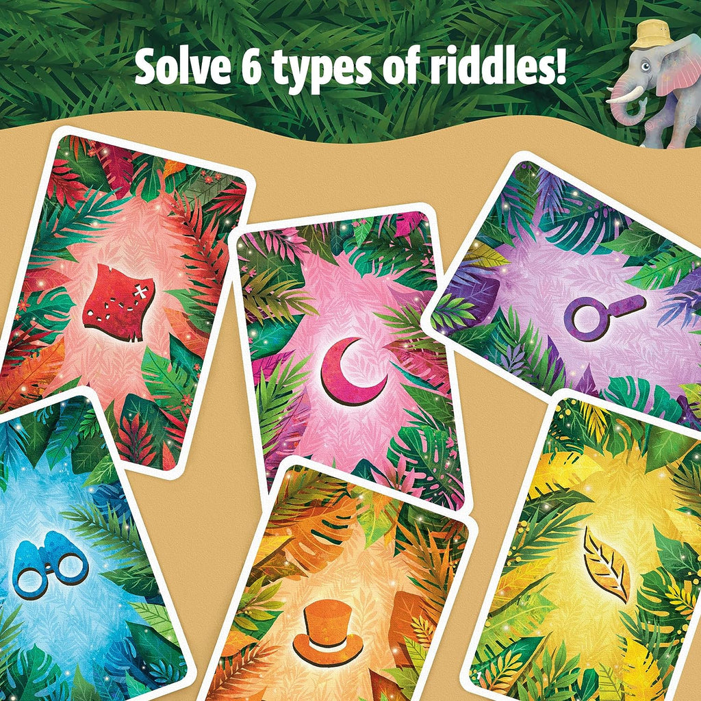 Thames Kosmos Exit The Game Kids Jungle of Riddles solve 6 types of riddles