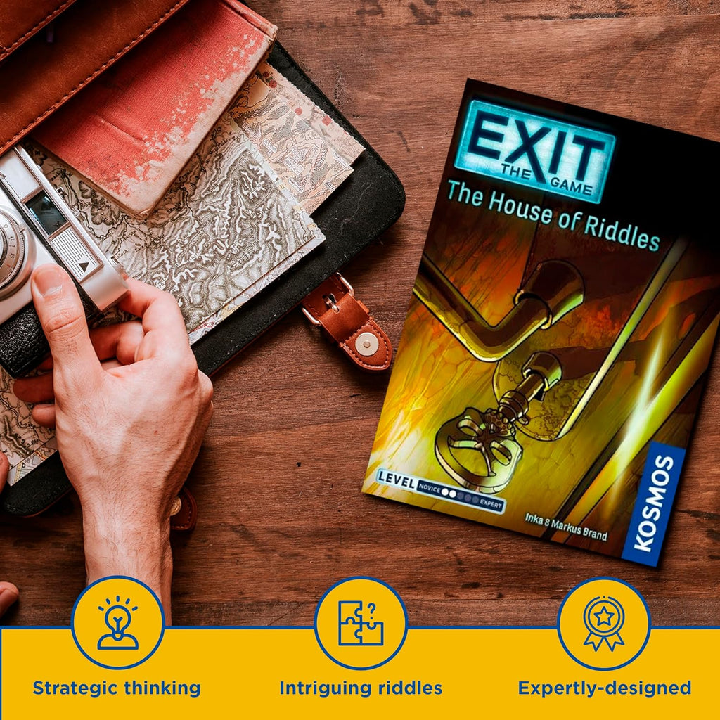 Thames Kosmos EXIT The Game The House of RIddles board game presentation