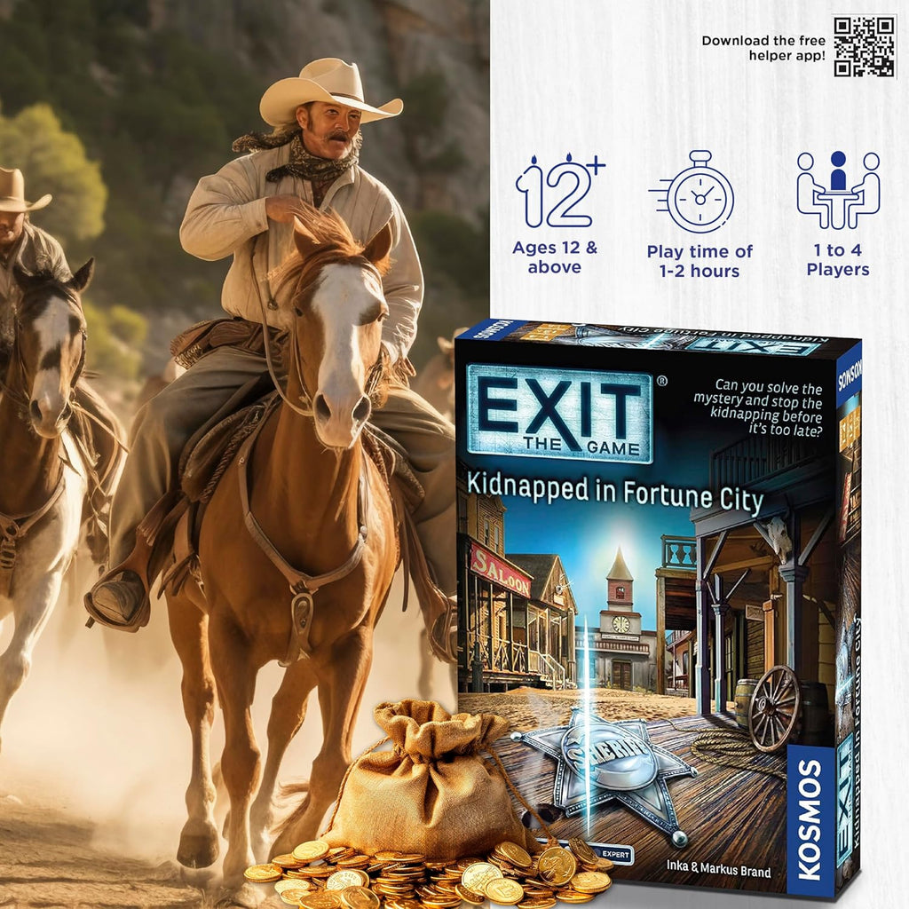 Thames Kosmos EXIT THe Game Kidnapped in Fortune City presentation
