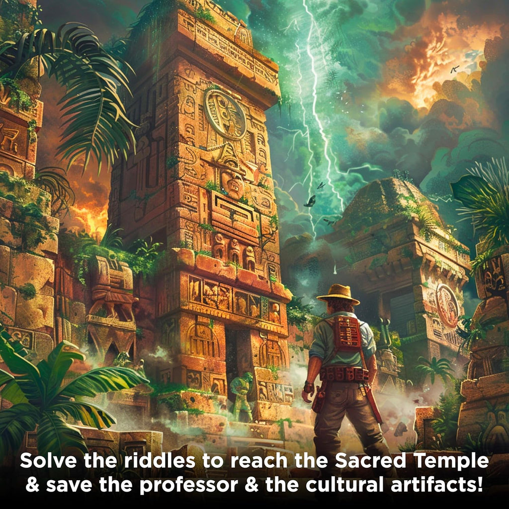 Thames Kosmos EXIT The Game  and Puzzle The Sacred Temple Board Game theme presentation
