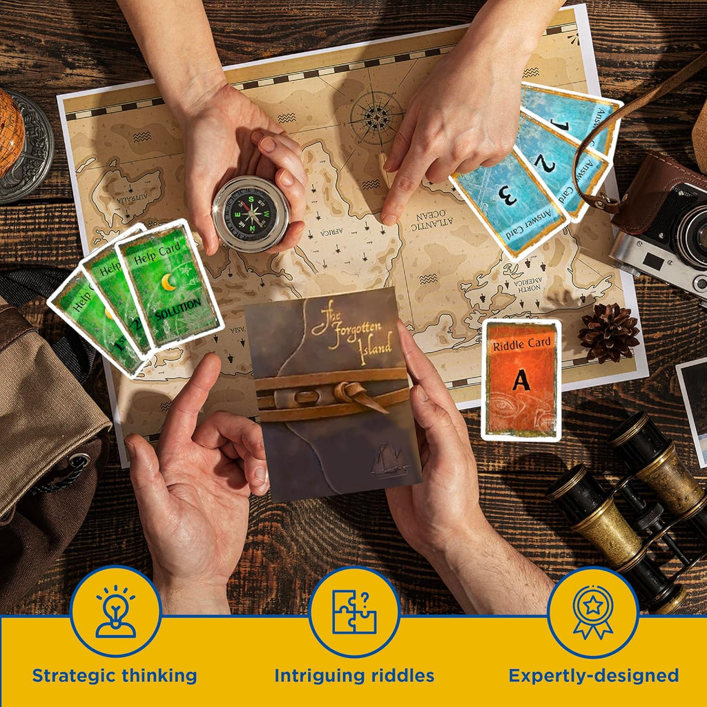 Thames Kosmos EXIT THe Game The Forgotten Island board game play