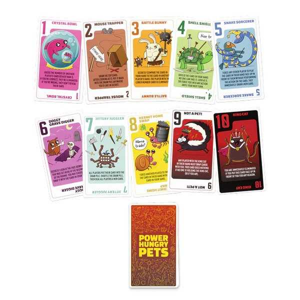 binder of doom monster cards Exploding Kittens Power Hungry Pets - Card Game English Edition