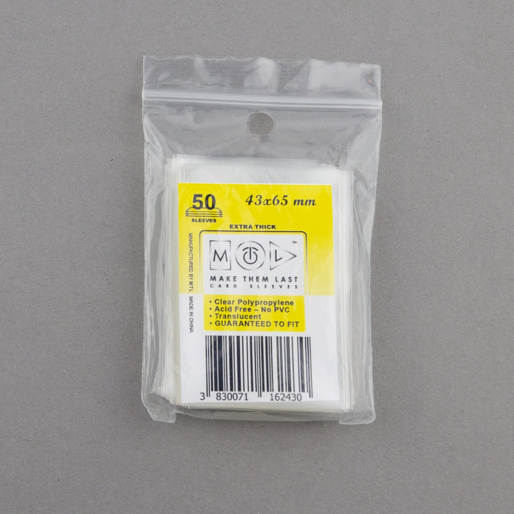 mtl card sleeves S45 45x45 mm 110pcs Soft Board Games & Card Sleeves