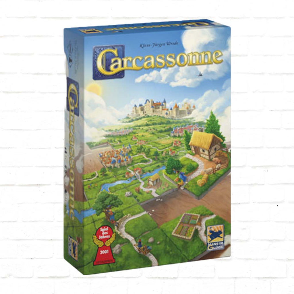 Hans im Glück Carcassonne Grundspiel Auflage box 3d cover Deutsche Ausgabe