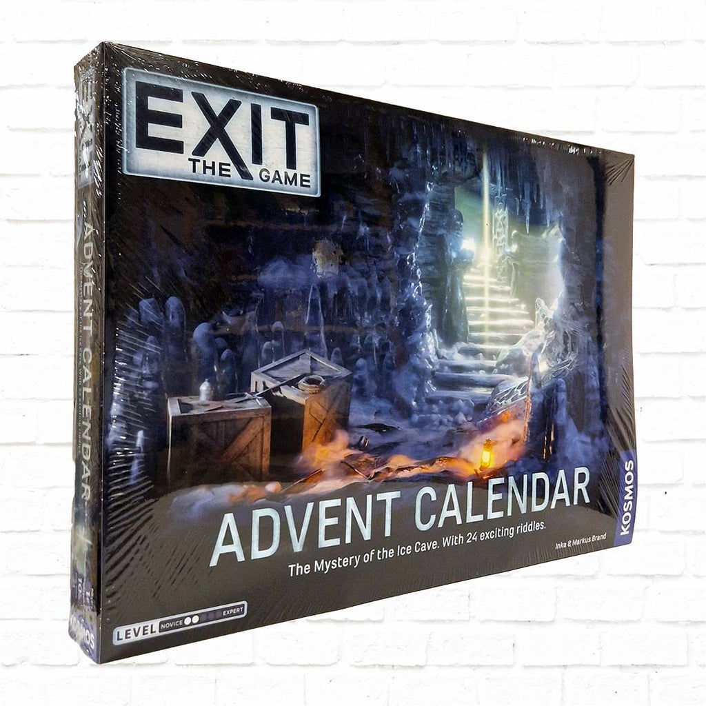 exit advent calendar puzzle game, mystery of the ice cave, blue cover