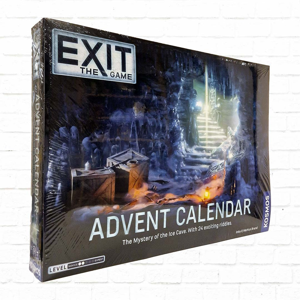 exit advent calendar puzzle game, mystery of the ice cave, blue cover