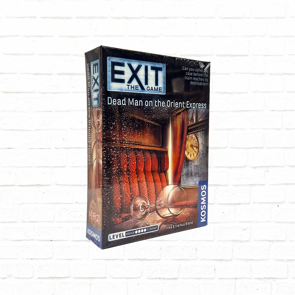 exit escape room card game, dead man on the orient express case, red cover