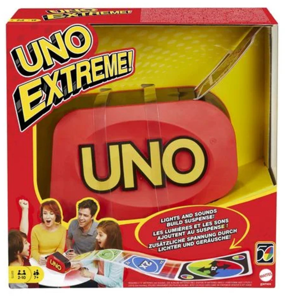 Mattel Uno Extreme Card Game International Edition Product Cover