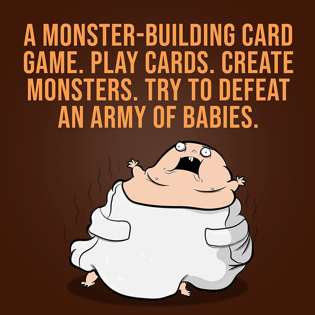 Exploding Kittens Bears vs Babies is a monster-building card game 