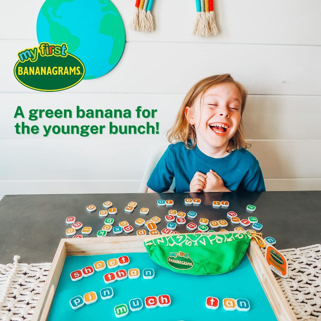 Bananagrams My First Bananagrams a green banana for the younger bunch board game 
