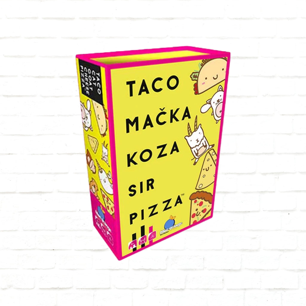 Blue Orange Games naslovnica Taco Mačka Koza Sir Pizza karte
