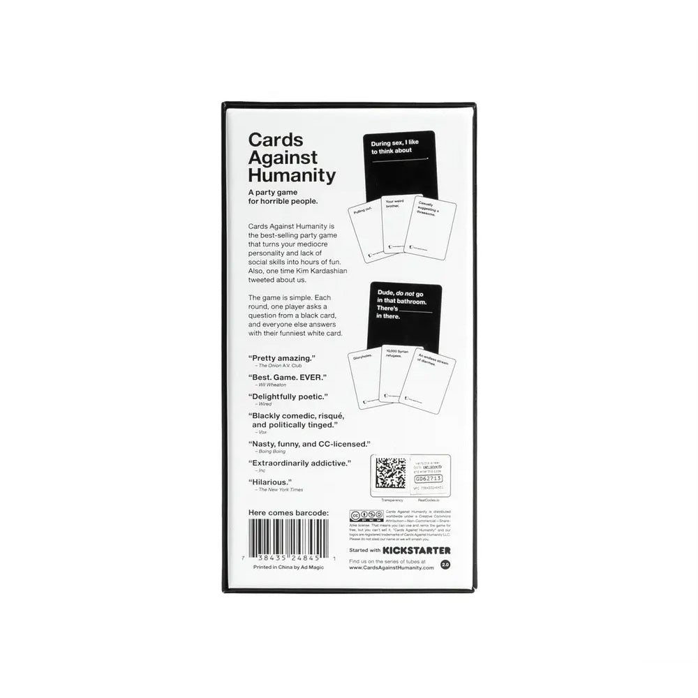 cards against humanity card game back
