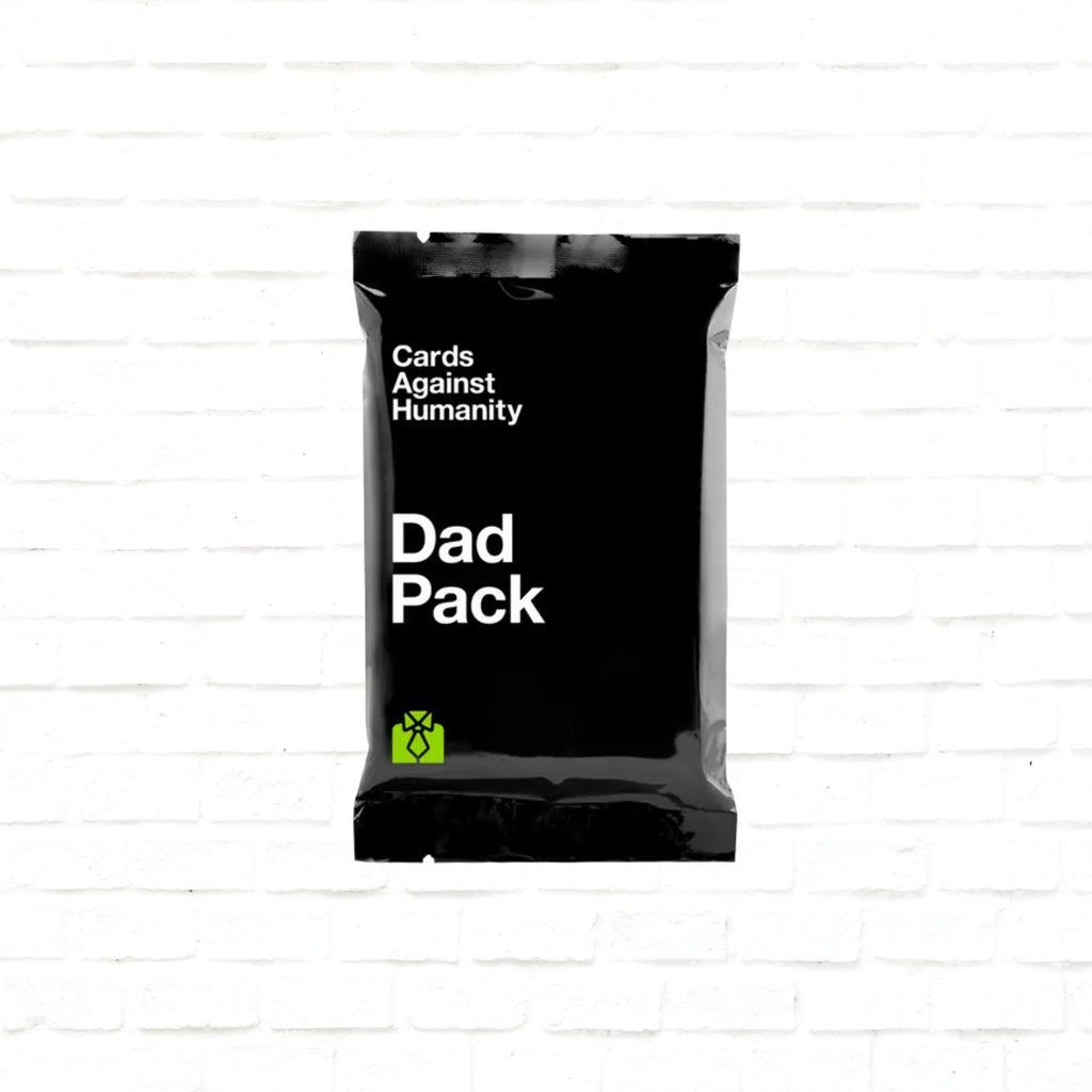 Cards Against Humanity Dad Expansion Pack English Edition 3d cover of a card game for 4 to 20+ players ages 17 and up playing time 30 to 90 minutes