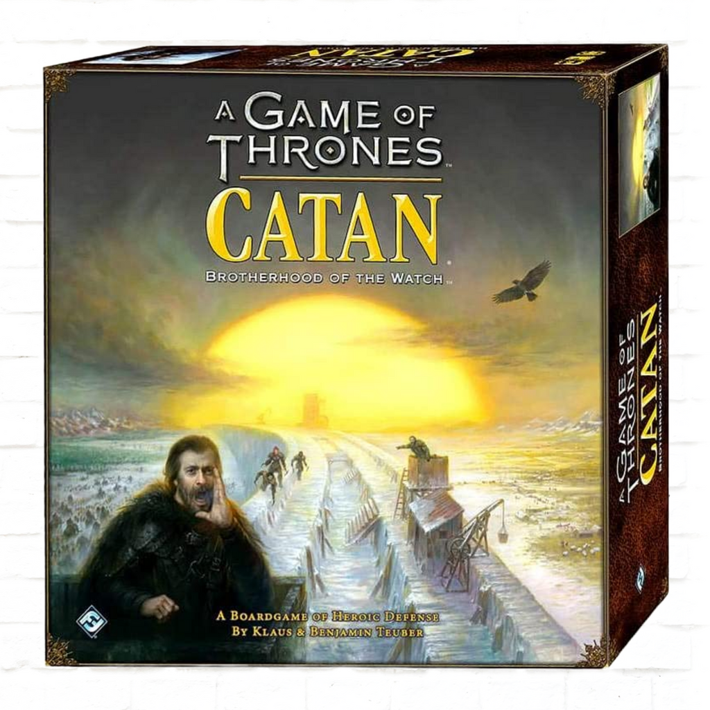 Catan Studio Fantasy Flight Games A Game of Thrones Catan Brotherhood of the Watch board game cover