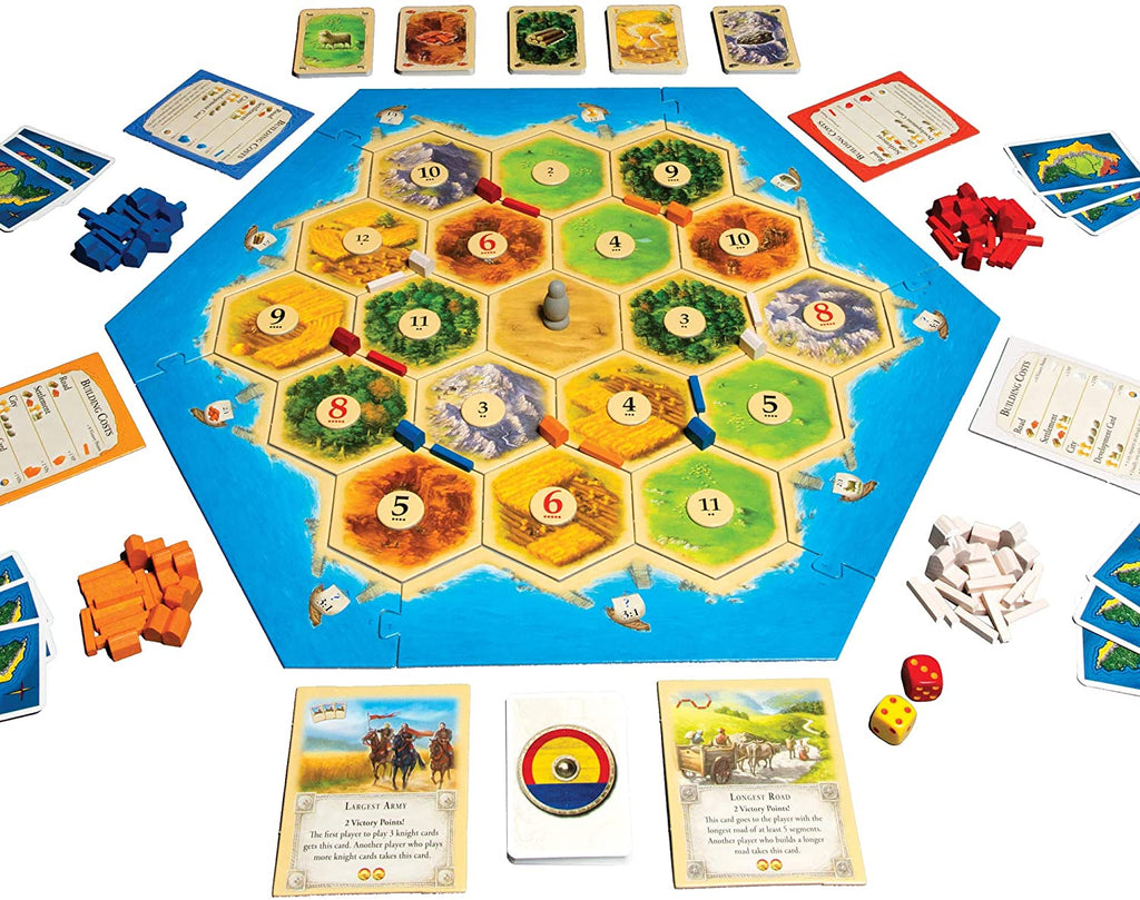 catan board game ready to play