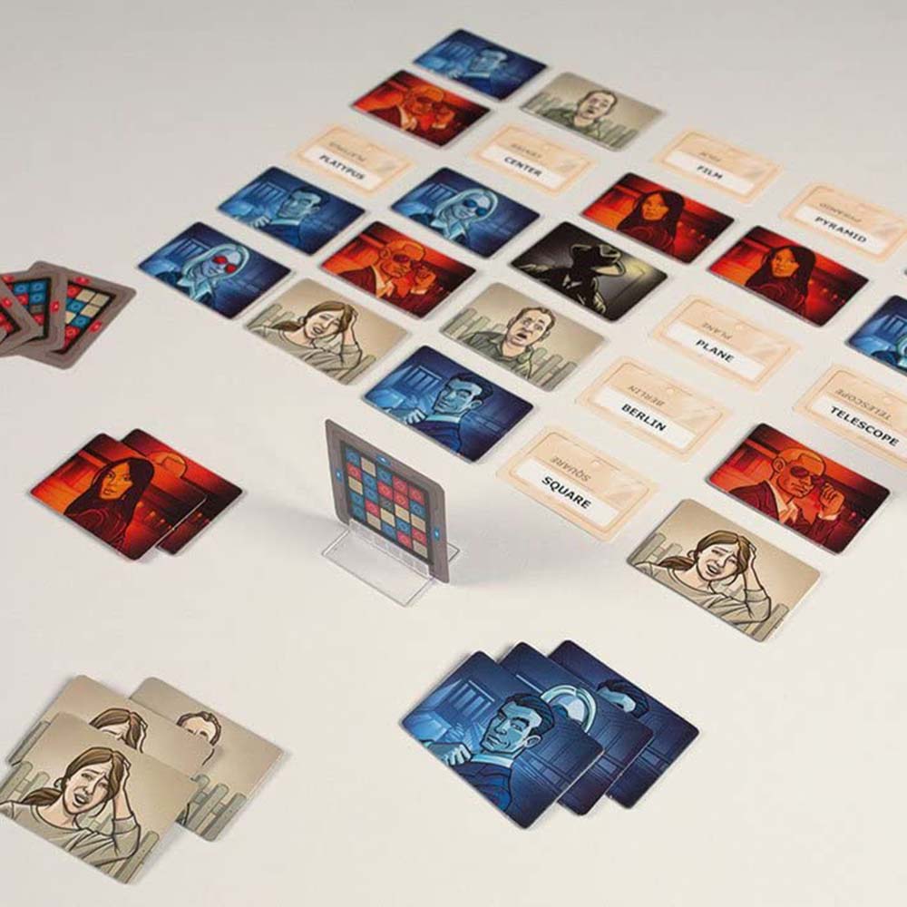 codenames board game during gameplay