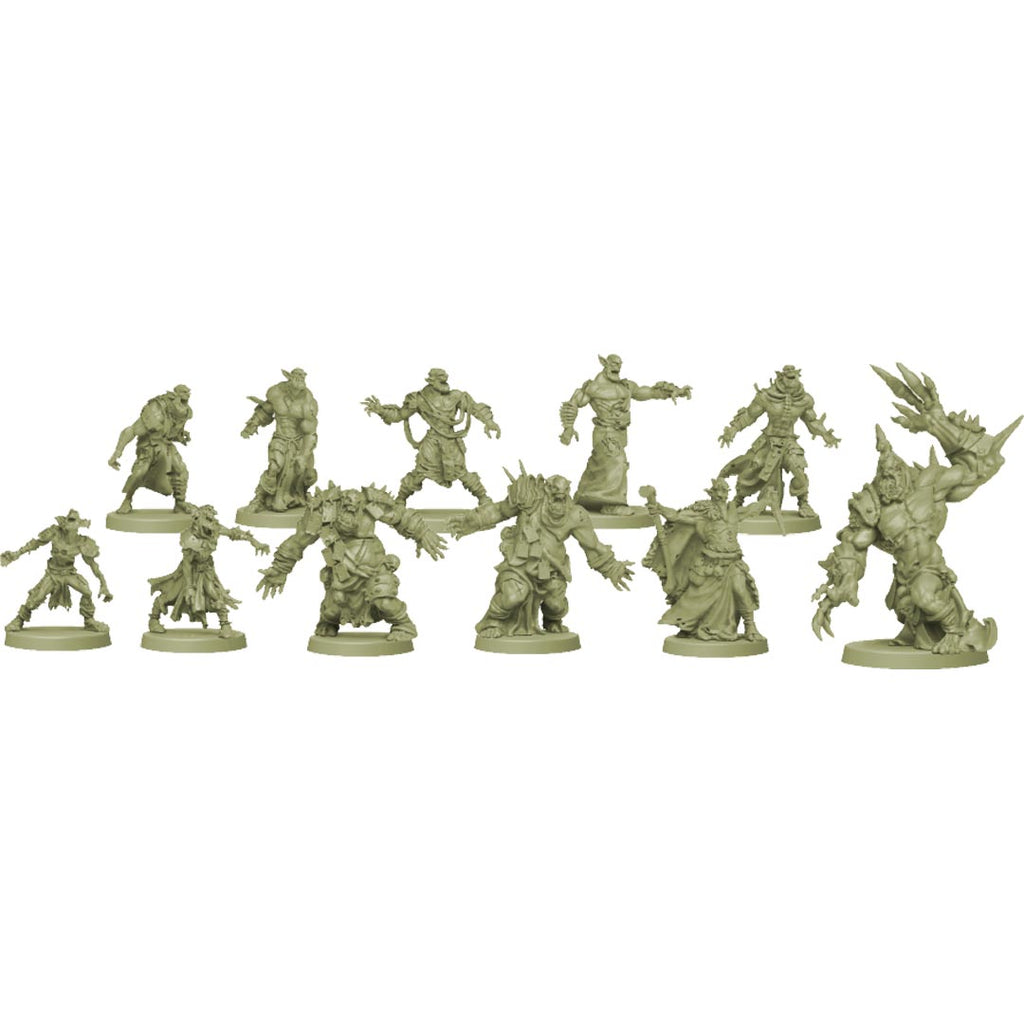 Cool Mini or Not Zombicide Green Horde board game miniatures