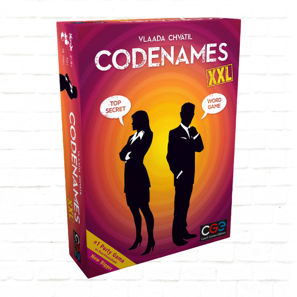 Czech Games Edition Codenames XXL English Edition board game cover of party card game for 4 to 8 players ages 10 and up
