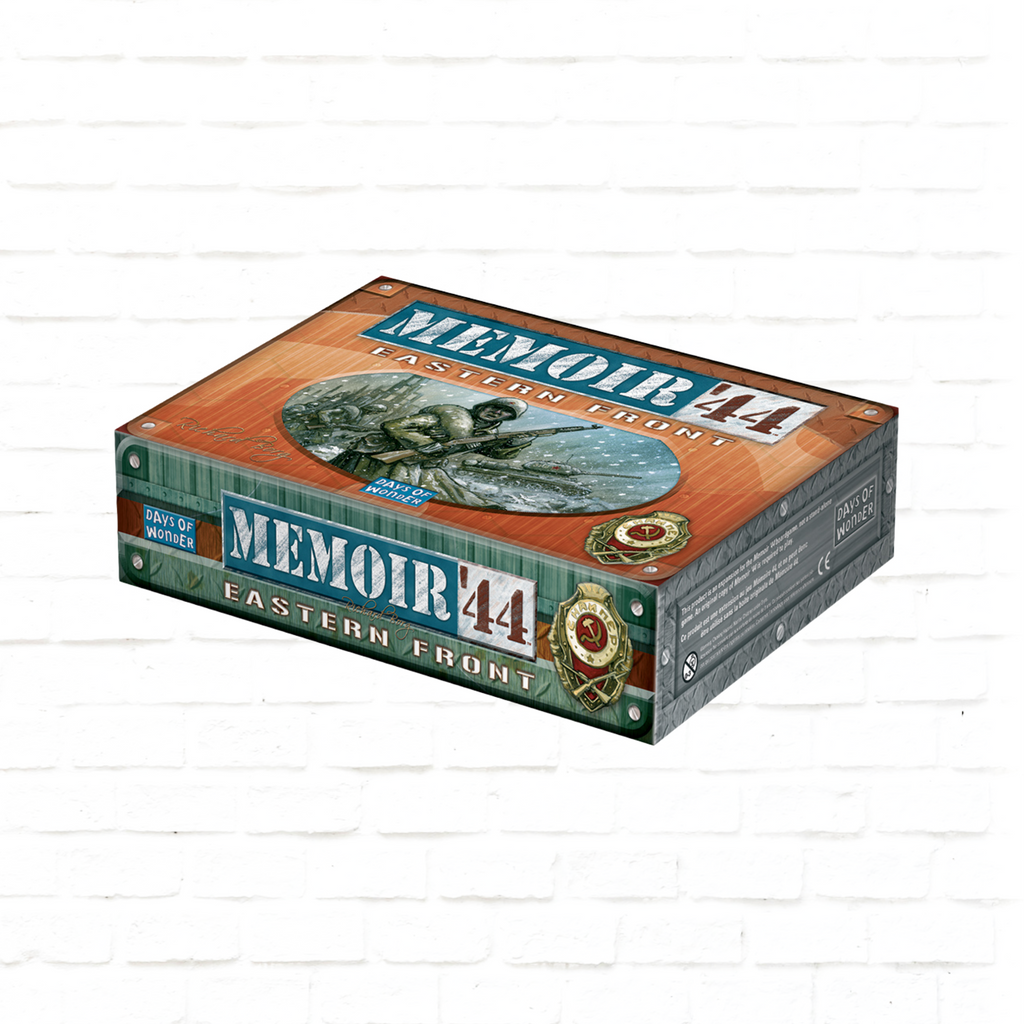 Days of Wonder Memoir '44 Eastern Front Expansion English Edition board game cover of strategy war game for 2 to 8 players ages 8 and up
